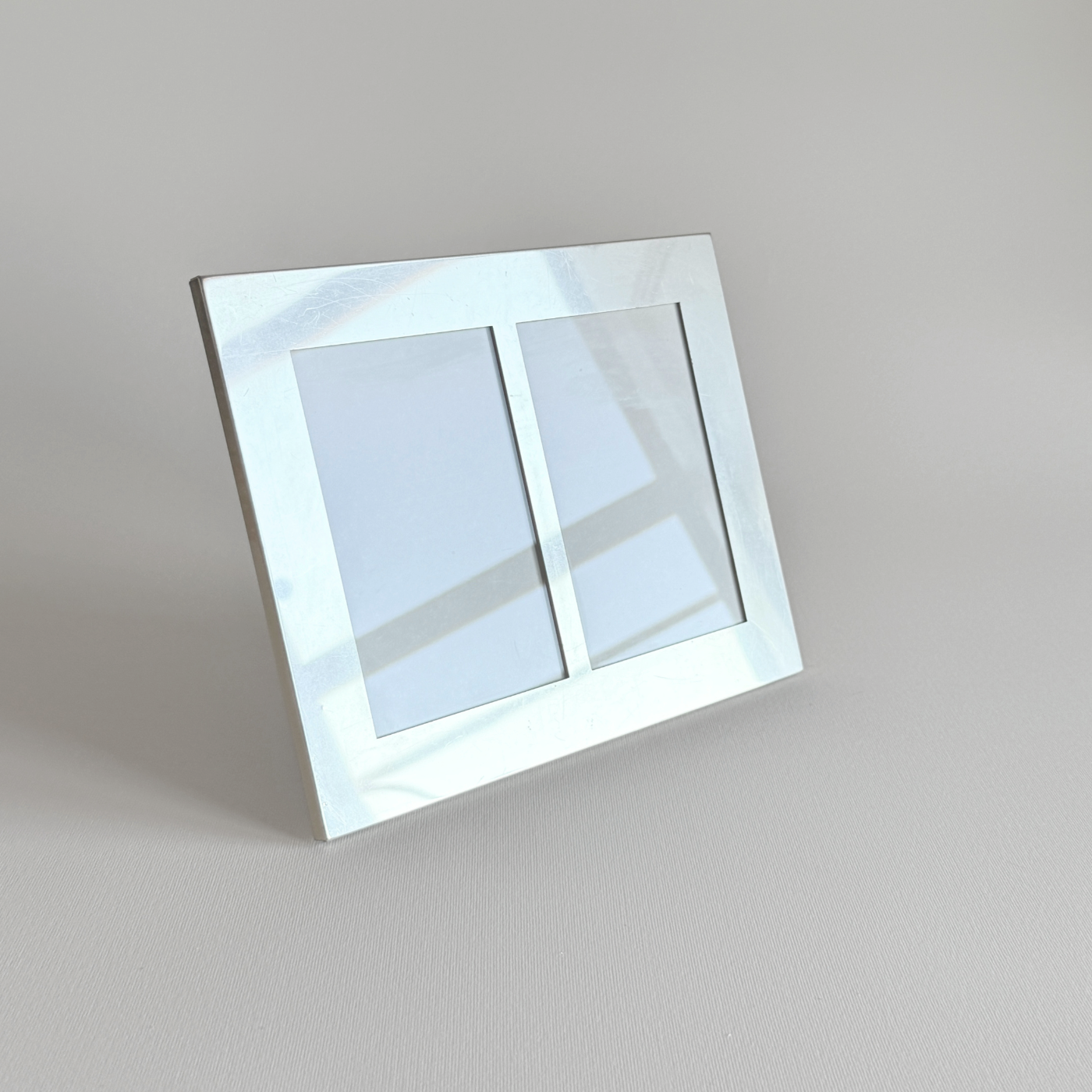 Double Cadre Photo | Aluminium · 22 × 17 cm