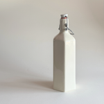 French Stoneware Bottle — Neutral Stoneware, France, 1950s