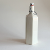 French Stoneware Bottle — Neutral Stoneware, France, 1950s
