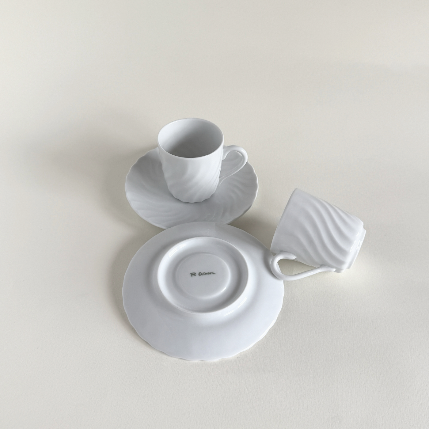 Ginori-1735-Ancona-Espresso-Cups-Set-2-white-porcelaine-coffee