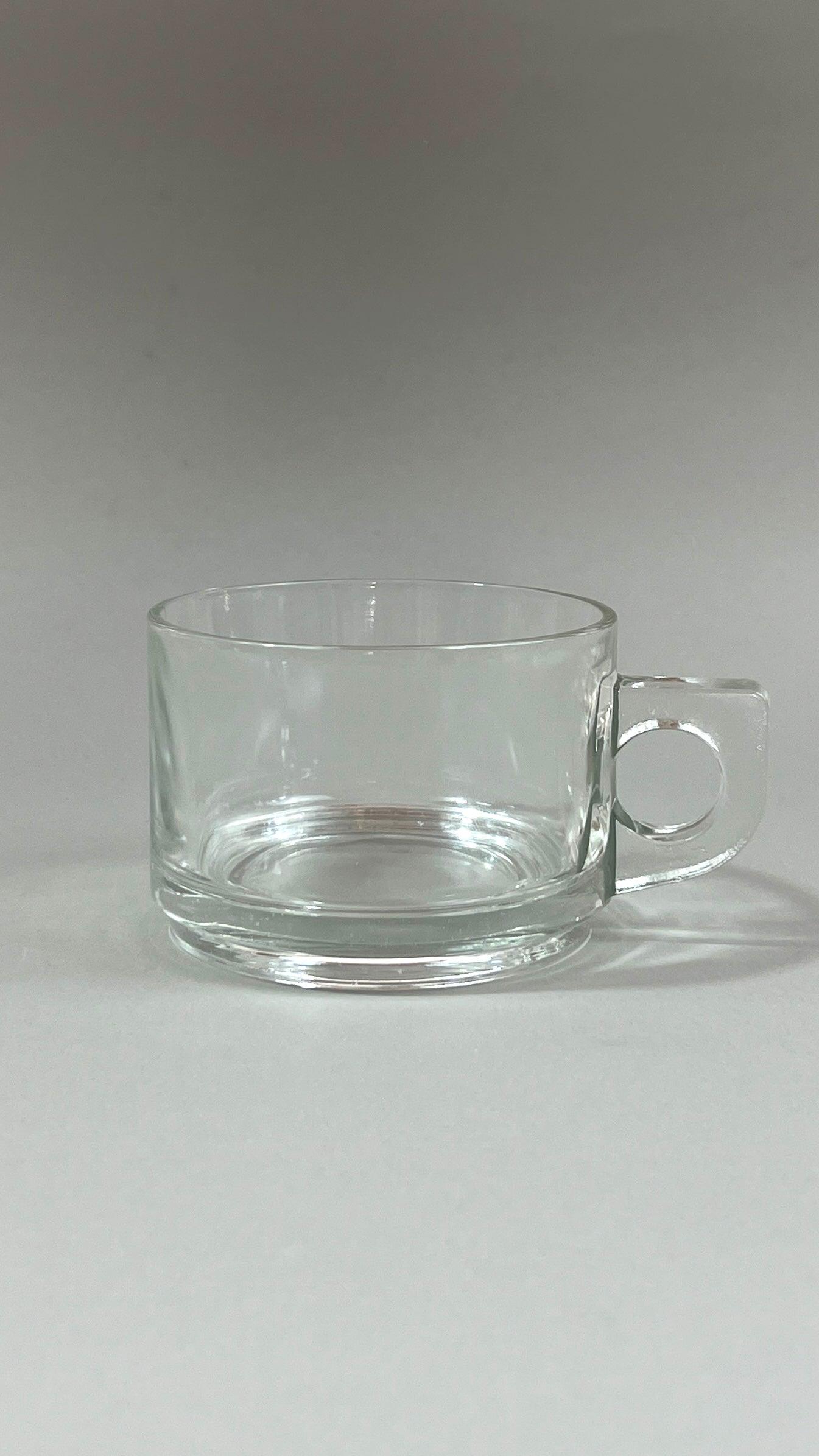 Glass stacking cup