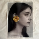 Golden Italian Clip Earrings