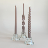 Cereria Graziani Trio de Bougies Coniques | Moka