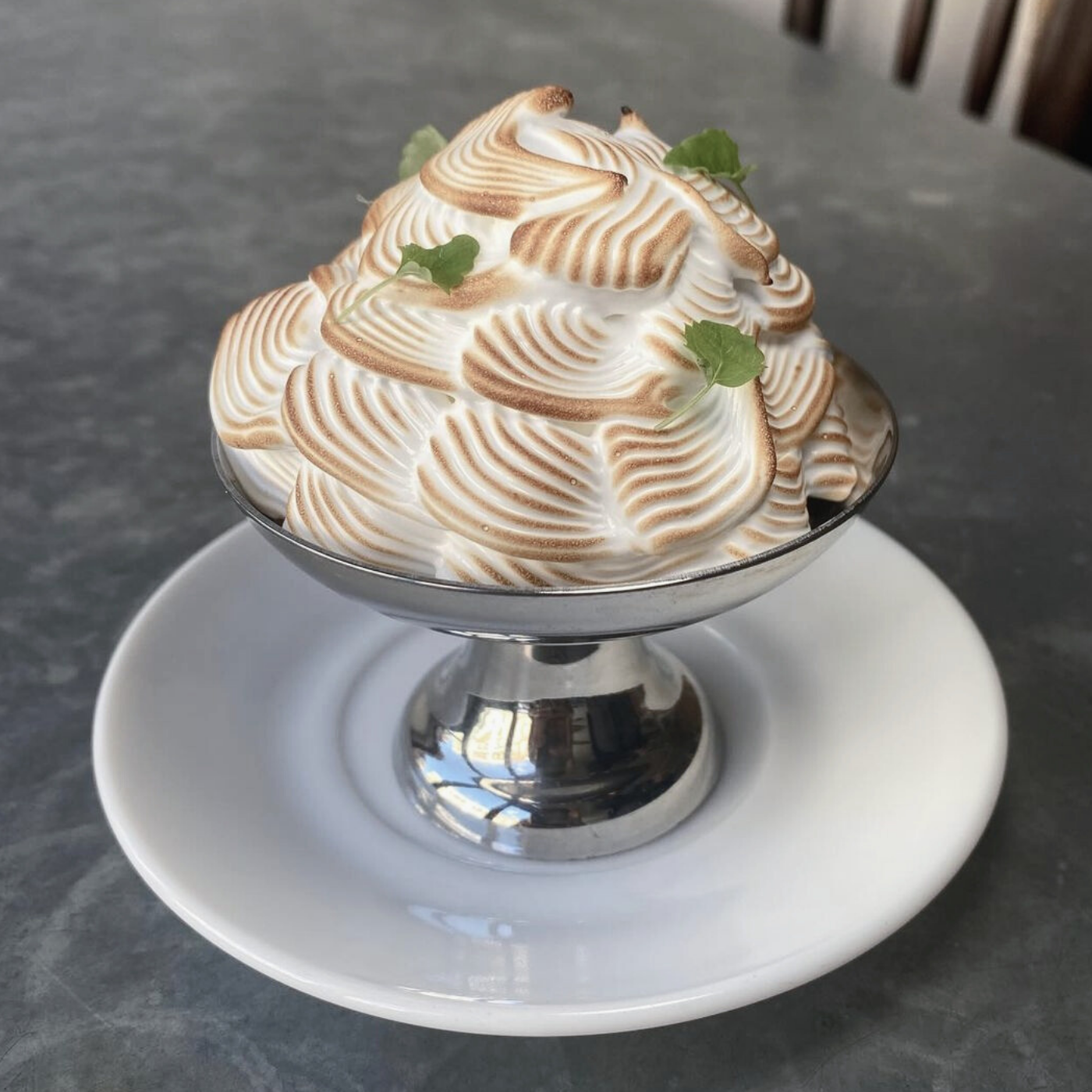 Guy_Degrenne_Cup_low-metal-inox 18/10- meringue top