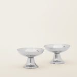 low stainless steel luxury dessert cup on guy degrenne  inox metal stainless steel