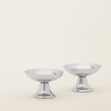 low stainless steel luxury dessert cup on guy degrenne  inox metal stainless steel