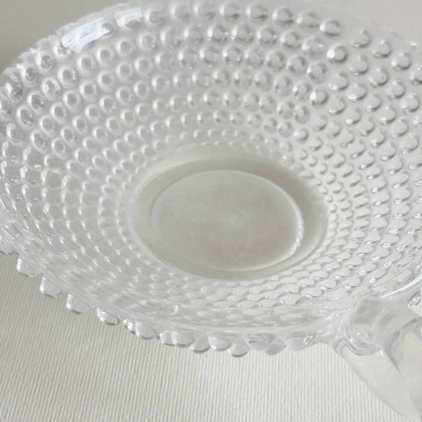 Hobnail Glass Bowls | Set of 3