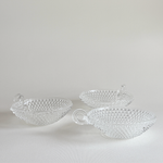 Hobnail Glass Bowls | Set of 3