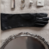 Italian Leather and Silk Long Gloves I Made in Tuscany