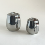 IMCO 1970s Italian coffee pot in polished steel, lid detail