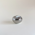 IMCO polished stainless steel sugar bowl, 1970s Italian space-age design