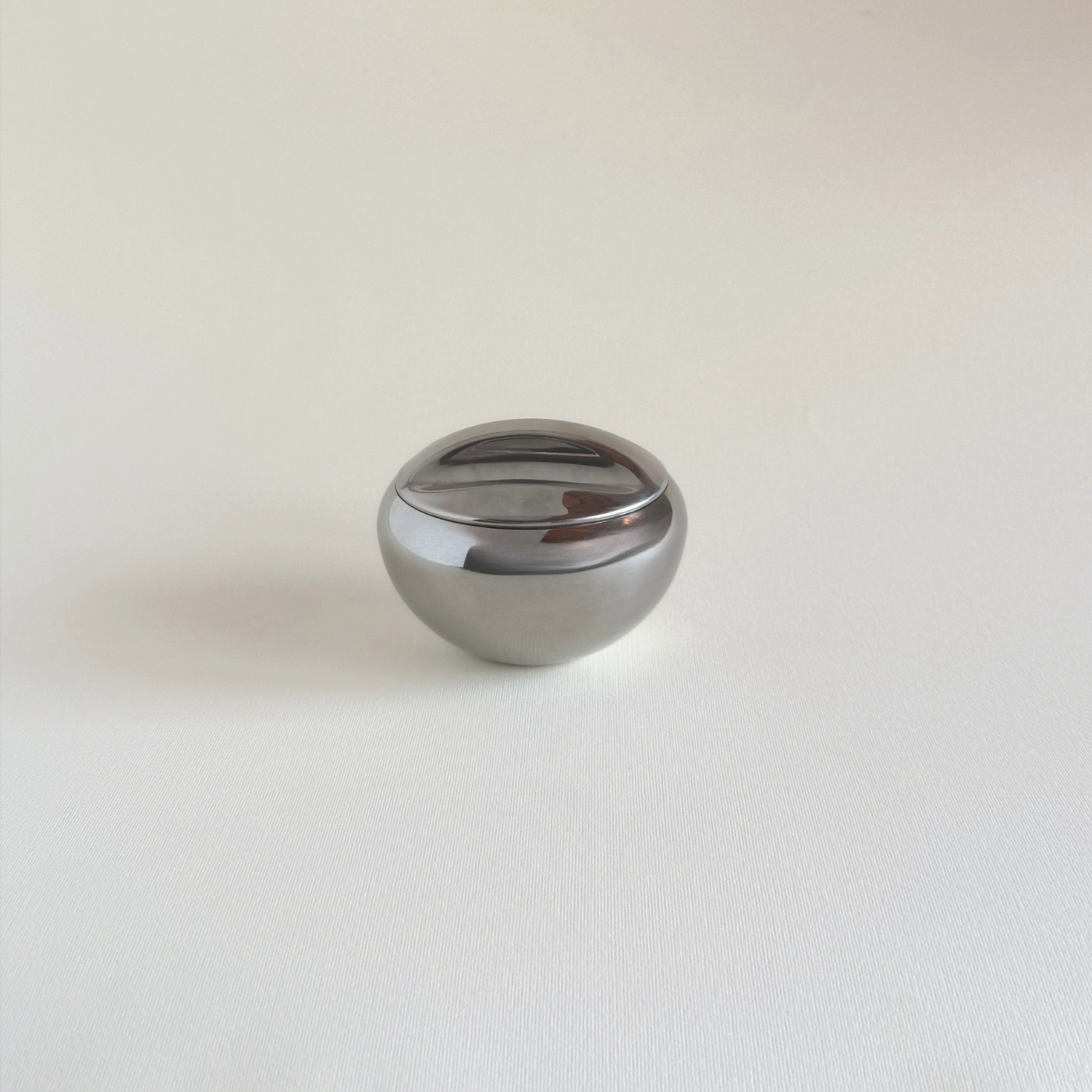 IMCO metal sugar bowl with domed removable lid, Italy 1970s