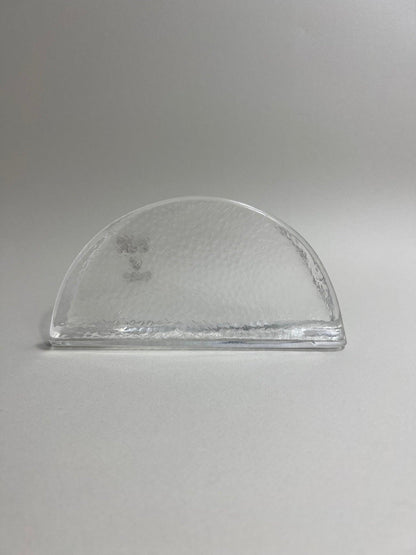 Textured Glass Napkin Holder - L'Officina General Store 