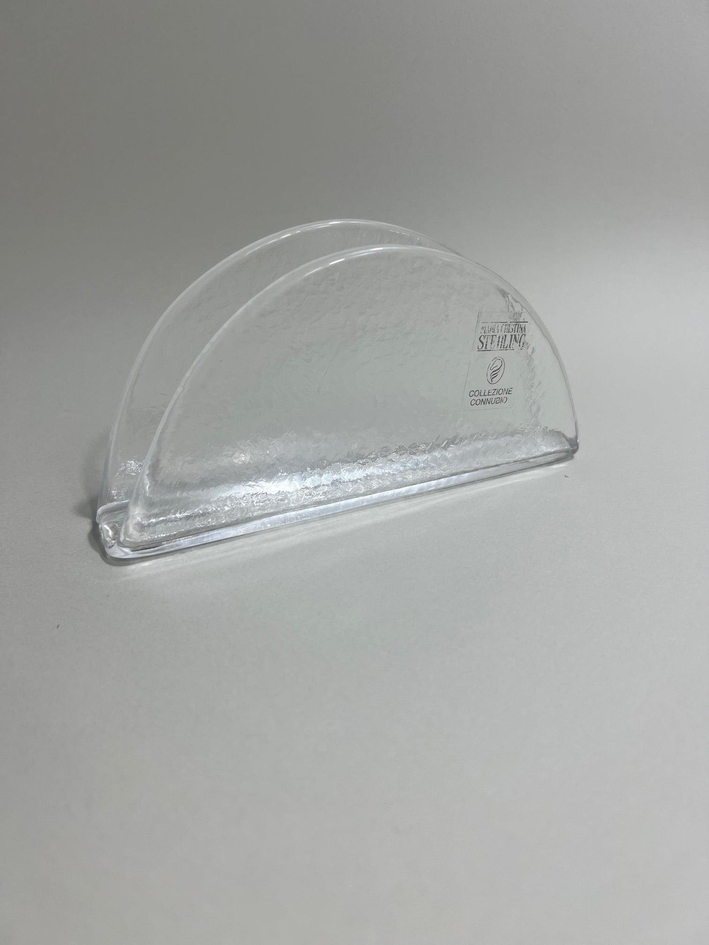 Textured Glass Napkin Holder - L'Officina General Store 