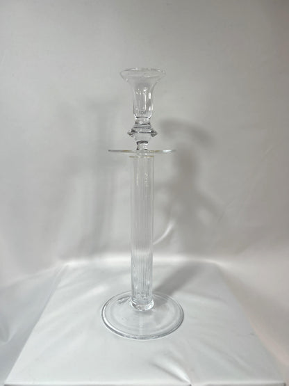 Tall Glass Candle Holder - L'Officina General Store 