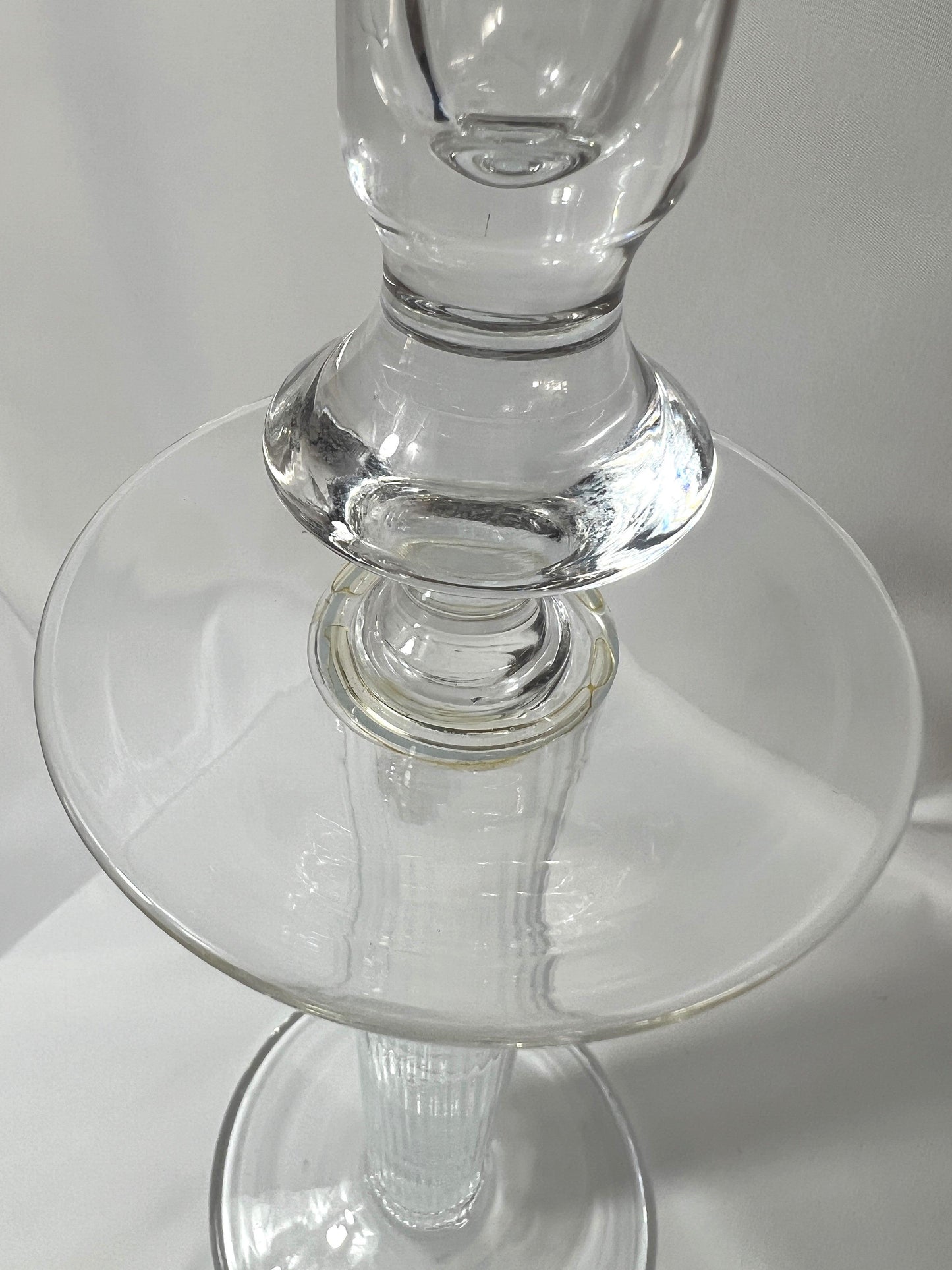 Tall Glass Candle Holder - L'Officina General Store 