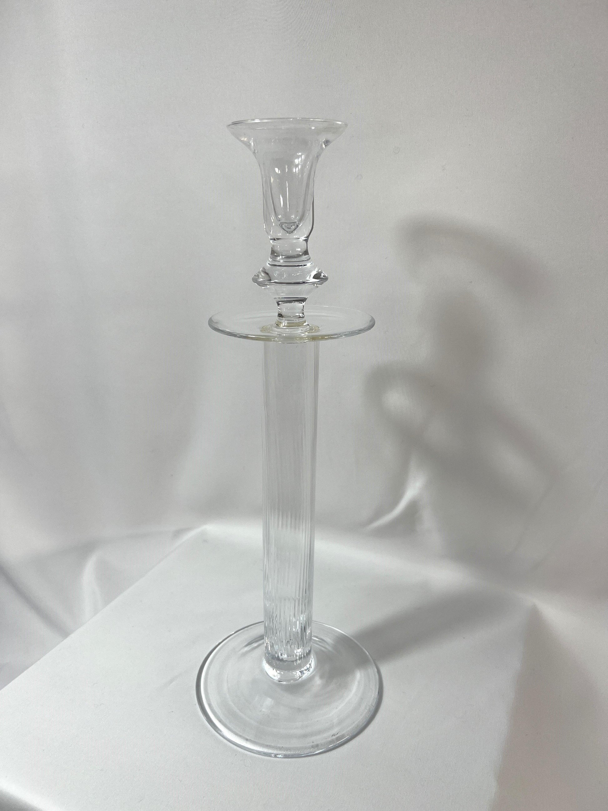 Tall Glass Candle Holder - L'Officina General Store 