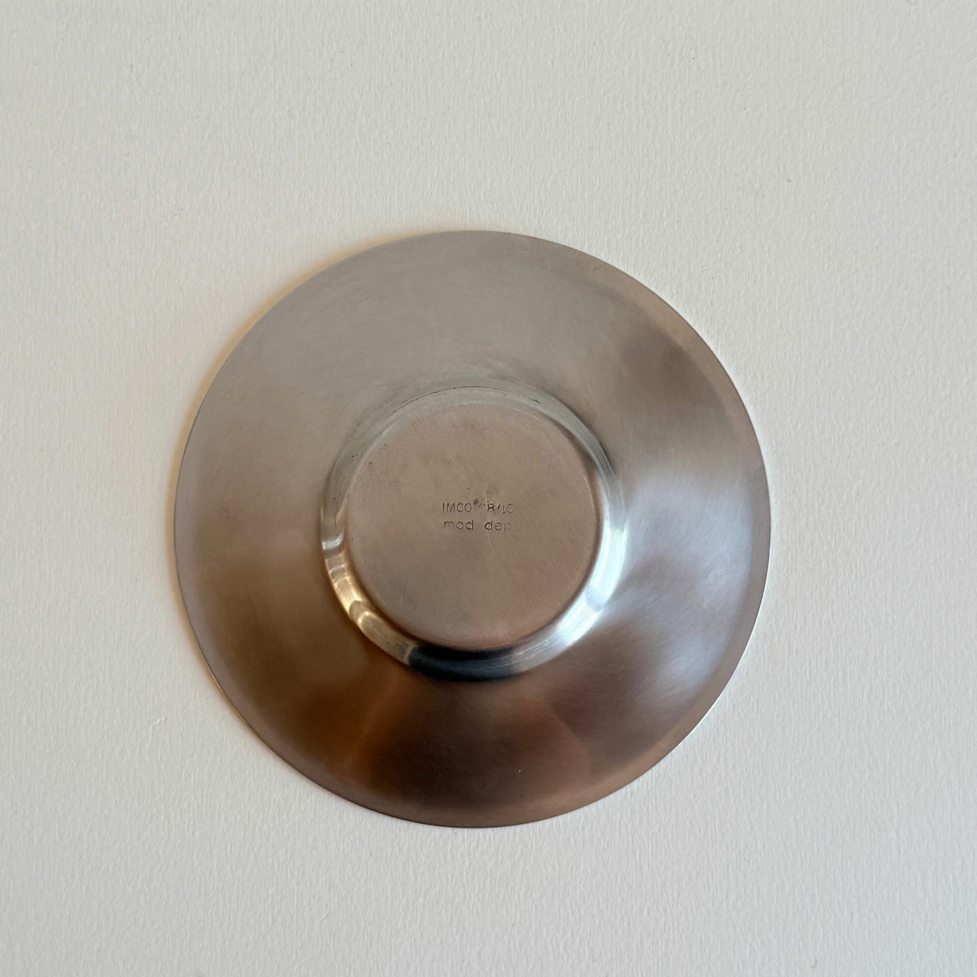 Espresso cup and saucer set with minimal micro-scratches