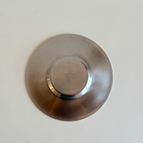 Espresso cup and saucer set with minimal micro-scratches