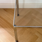 Italian 1970s chrome side table