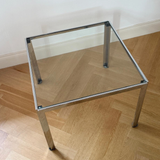 Italian 1970s chrome side table
