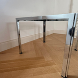 Italian 1970s chrome side table