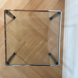 Italian 1970s chrome side table