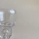 125ml and 175ml Italian vintage handmade wine glasses