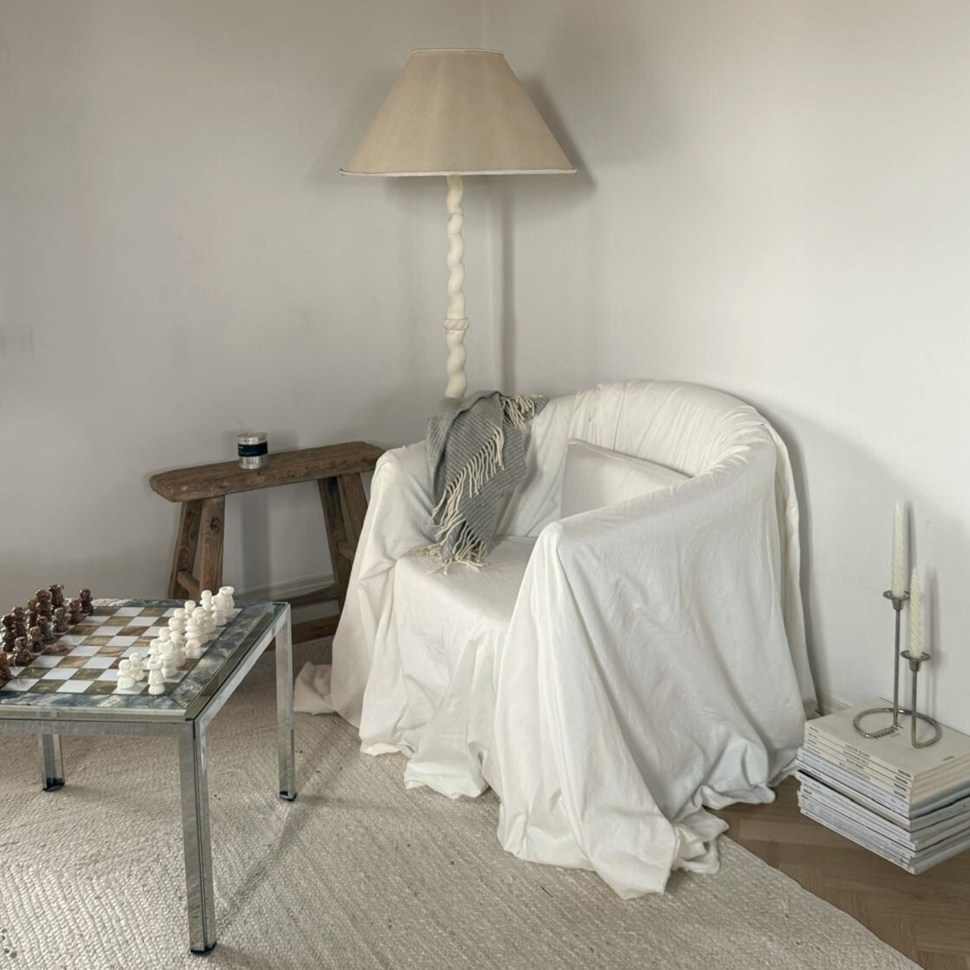 Italian Onyx & Carrara Marble Chess Set I XL