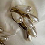 Vintage Italian Pearl Clip earrings I 1980 - L'Officina General Store