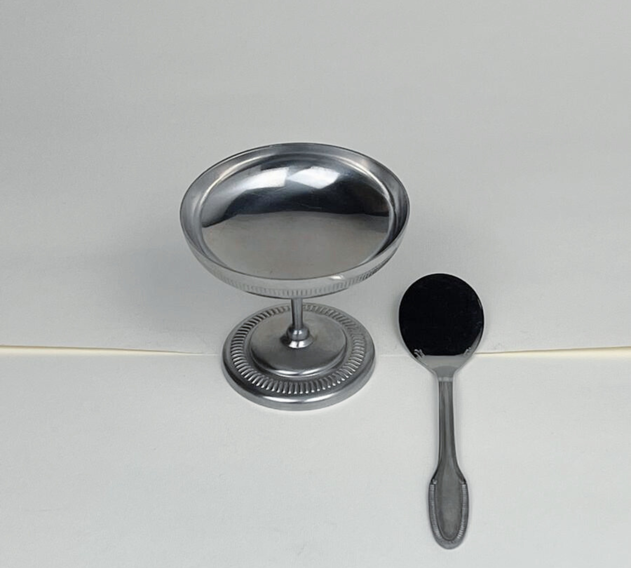 LA COUPE 20 I SET OF 6 METAL CUPS I Jean Couzon I President I Ice cream & Drinks - L'Officina General Store