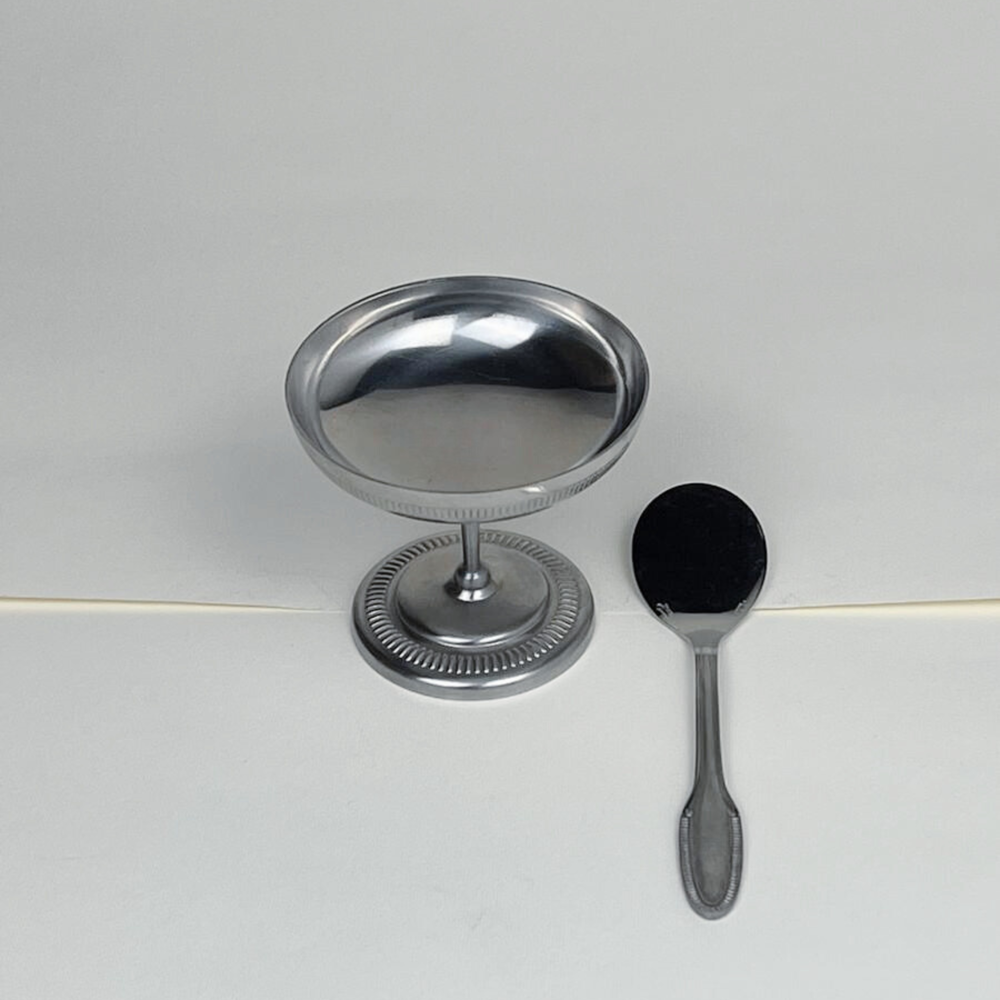LA COUPE 20 I SET OF 6 METAL CUPS I Jean Couzon I President I Ice cream & Drinks - L'Officina General Store