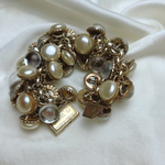 Jacky de G Pearl and glass bracelet I 1980 French - L'Officina General Store