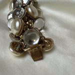 Jacky de G Pearl and glass bracelet I 1980 French - L'Officina General Store