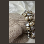 Jacky de G Pearl and glass bracelet I 1980 French - L'Officina General Store
