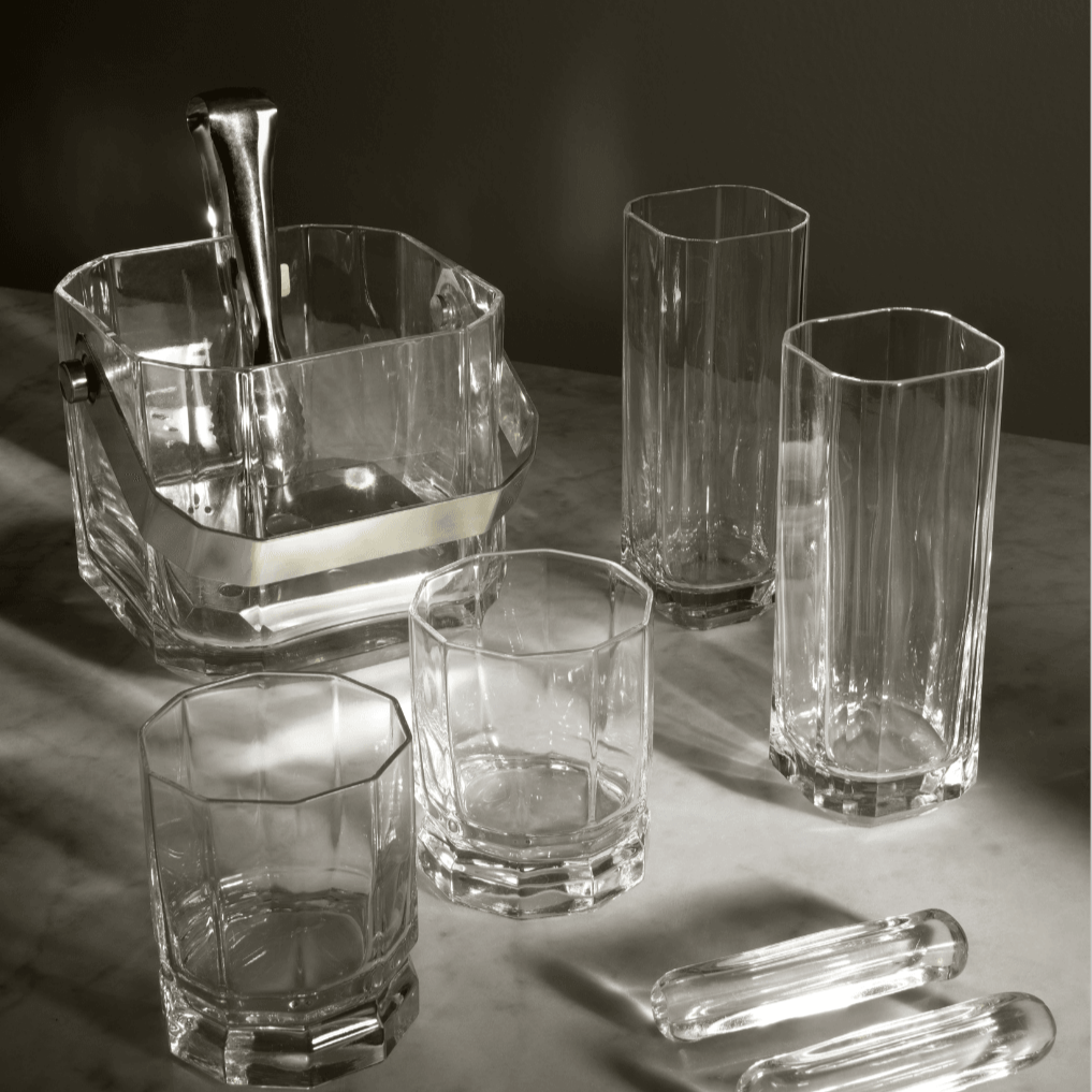 CRYSTAL COCKTAIL SET I Polygon I Arnolfo di Cambio - L'Officina General Store