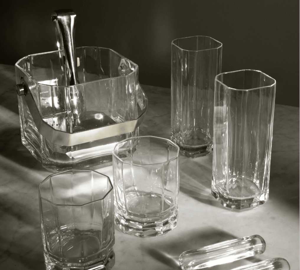 CRYSTAL COCKTAIL SET I Polygon I Arnolfo di Cambio - L'Officina General Store