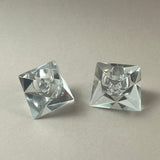 SET OF 2 I CRYSTAL PRISM CANDLE HOLDER - L'Officina General Store