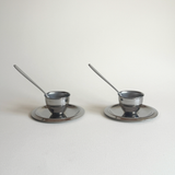 Letang Remy 2 metal egg cup set- 800280 inox stainless steel