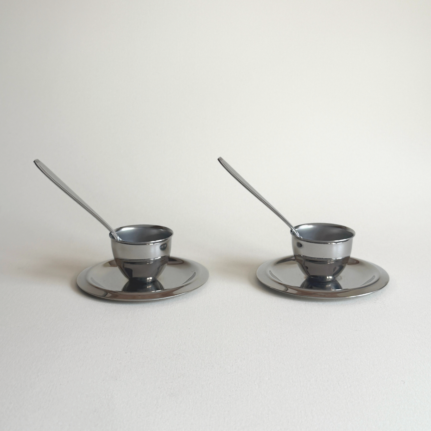 Letang Remy 2 metal egg cup set- 800280 inox stainless steel