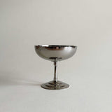 Pre-loved Remy Letang metal stainless steel ice cream cups for desert, servin, cocktails and food - vintage french single product