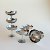Letang Remy Brushed Metal cups I Set of 6