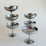 Letang Remy Brushed Metal cups I Set of 6