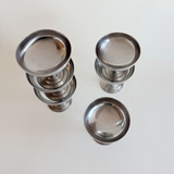 Letang Remy Brushed Metal cups I Set of 6