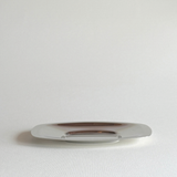 Pre-Loved Letang Remy butter dish in stainless steel, minimalist 1970s design, L'Officina
