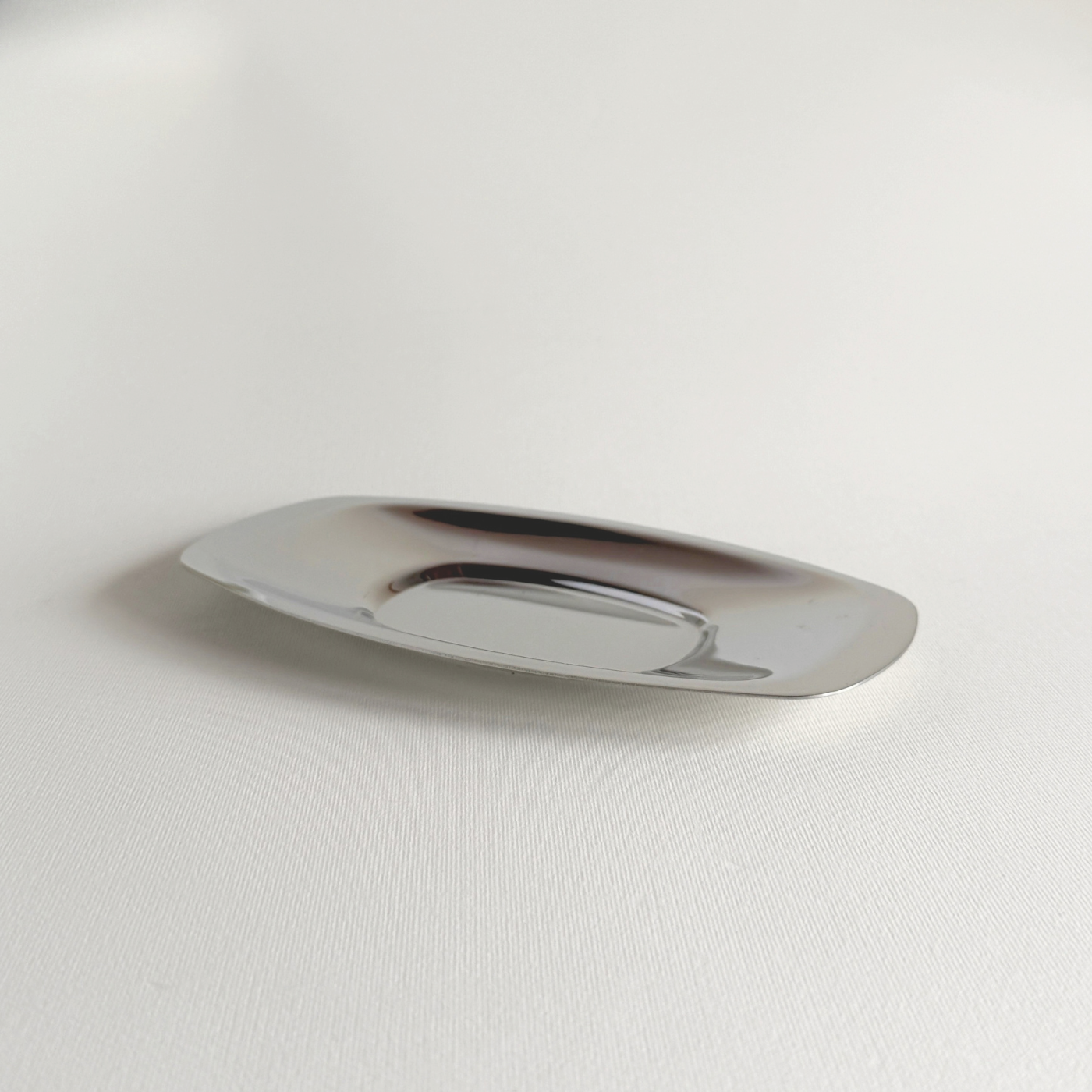 Letang Remy stainless steel butter dish, Very Good, Pre-Loved French tableware, L'Officina General Store
