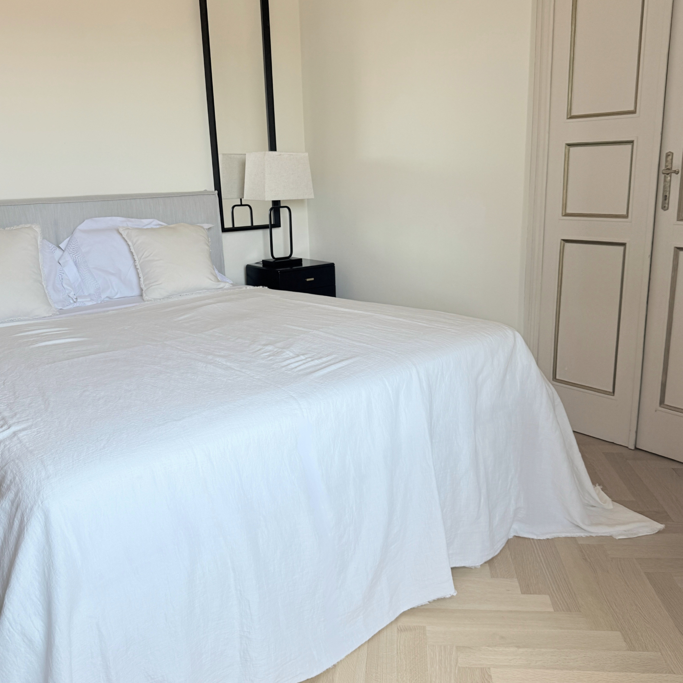 Plaid en Lin et Coton | Couvre-Lit · Canapé