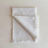 Italian Linen Fringe Kitchen Towel or Napkin I Set of 2