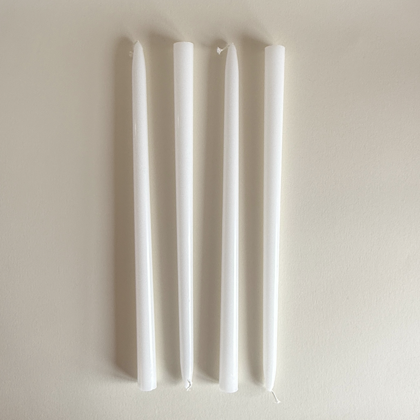 Cereria Graziani Tapered Candles | White · 40 cm · Set of 2