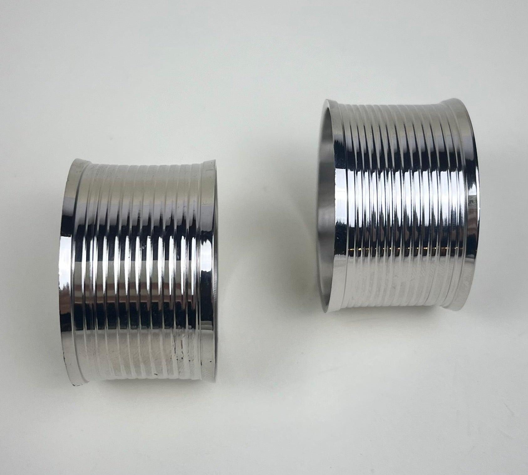 SET OF 2 | STAINLESS STEEL NAPKIN RINGS - L'Officina General Store